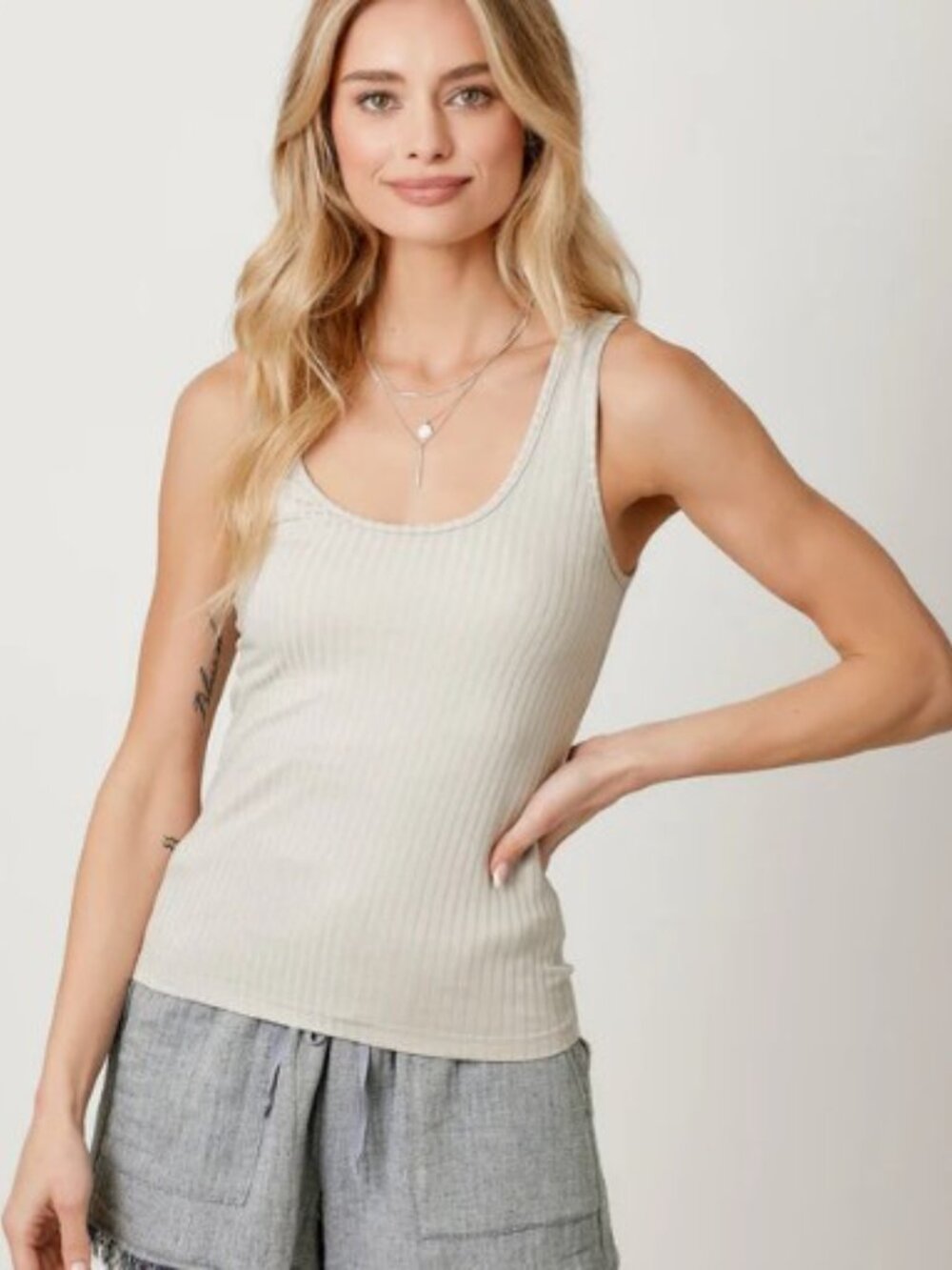 NWT Mystree Ribbed Knit Tank top